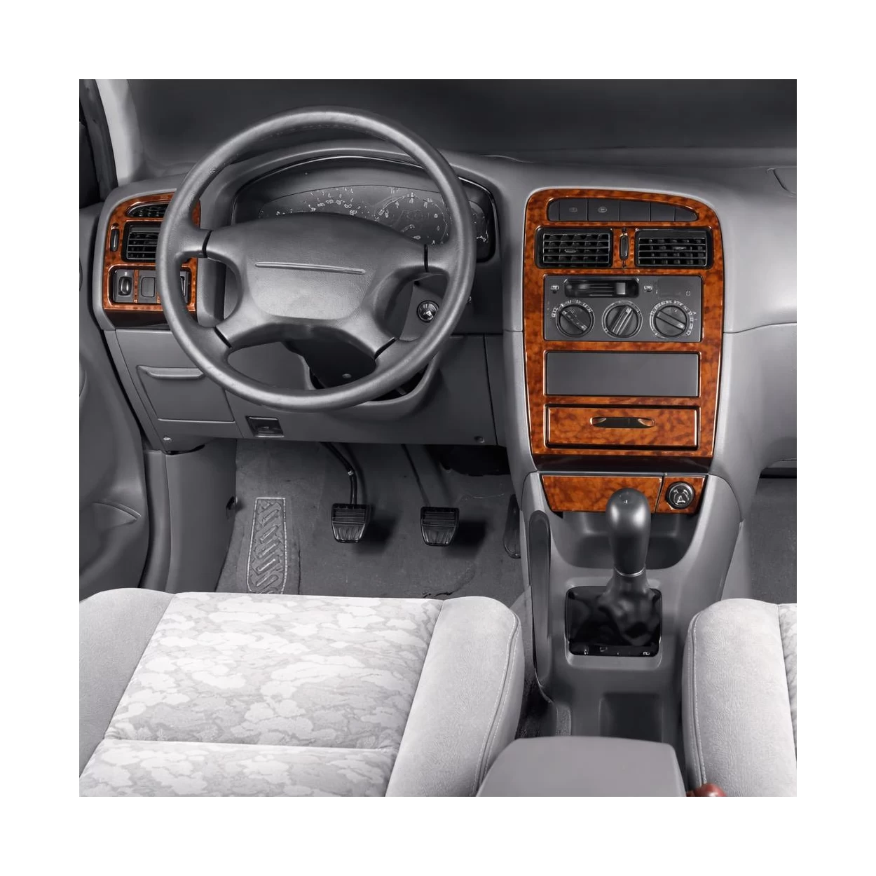 Toyota Avensis 01.03-12.05 3D Interior Dashboard Trim Kit Dash Trim Dekor 9-Parts