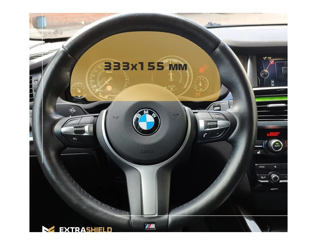 BMW X3 (F25) 2010 - 2017 Digital Speedometer Analog ExtraShield Screeen Protector - 1 - Interior Dash Trim Kit