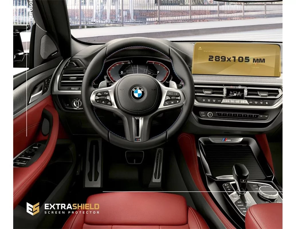 BMW X3 (G01) 2017 - 2021 Multimedia 11,65" ExtraShield Screeen Protector - 1 - Interior Dash Trim Kit