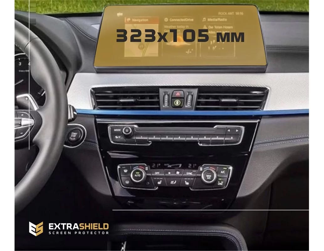 BMW X3 (G01) 2021 - Present Multimedia 10,25" ExtraShield Screeen Protector - 1 - Interior Dash Trim Kit