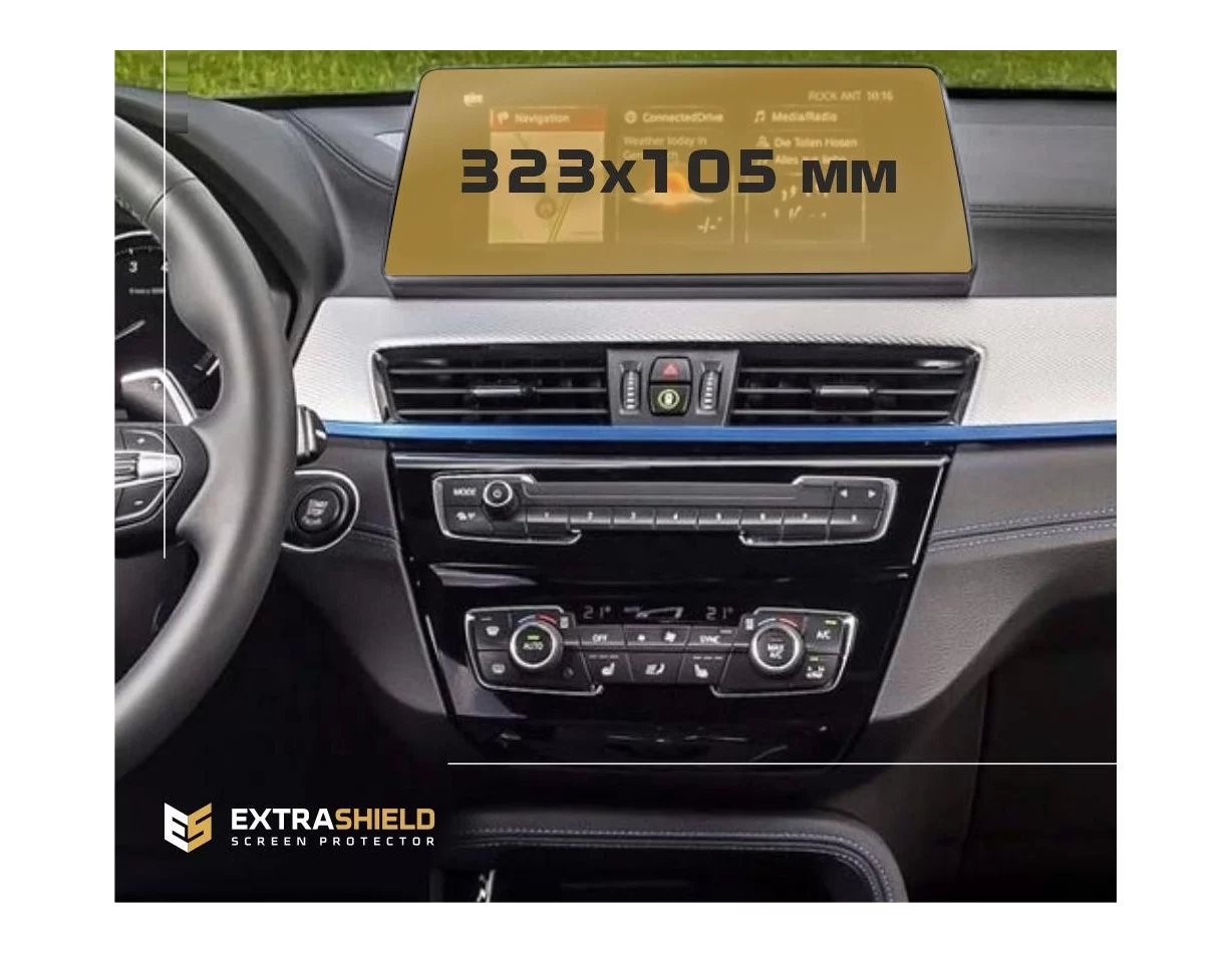 BMW X3 (G01) 2021 - Present Multimedia 10,25" ExtraShield Screeen Protector - 1 - Interior Dash Trim Kit