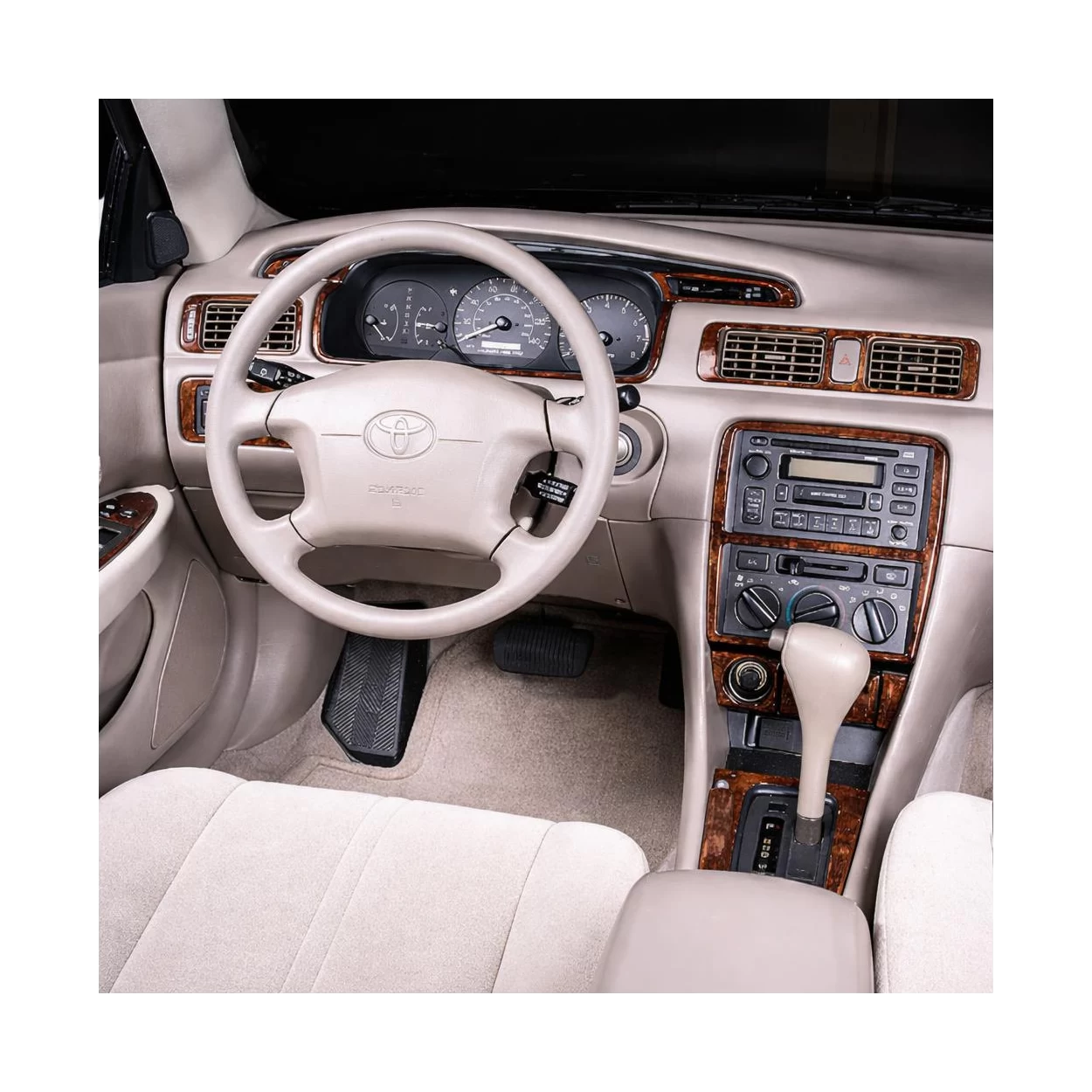 Toyota Camry 01.03-12.06 3D Interior Dashboard Trim Kit Dash Trim Dekor 18-Parts