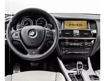 BMW X4 (F26) 2014 - 2018 Multimedia 8,8" ExtraShield Screeen Protector - 1 - Interior Dash Trim Kit