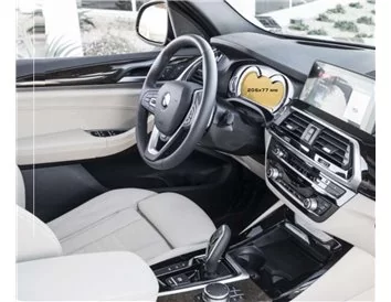 BMW X4 (G02) 2018 - 2021 Digital Speedometer (Central) 12,3" ExtraShield Screeen Protector - 1 - Interior Dash Trim Kit