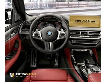 BMW X4 (G02) 2018 - 2021 Multimedia 11,65" ExtraShield Screeen Protector - 1 - Interior Dash Trim Kit