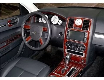 Chrysler 300 2005-2007 Full Set, With NAVI system Interior BD Dash Trim Kit - 1 - Interior Dash Trim Kit