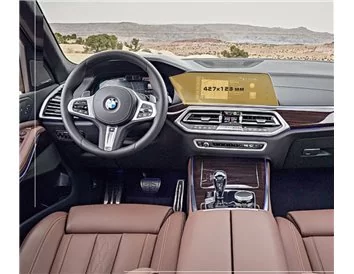 BMW X5 (G05) 2018 - Present Multimedia 12,3" ExtraShield Screeen Protector - 1 - Interior Dash Trim Kit
