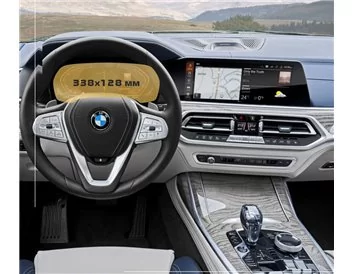 BMW X6 (G06) 2019 - Present Digital Speedometer (without sensor) 12,3" ExtraShield Screeen Protector - 1 - Interior Dash Trim Ki