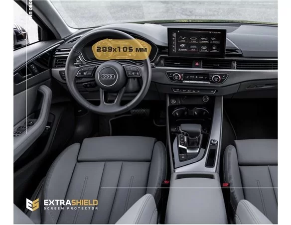 Audi A4 (B9) Pre-facelift 2015 - 2020 Digital Speedometer Audi Virtual Cockpit 12" ExtraShield Screeen Protector - 1 - Interior 