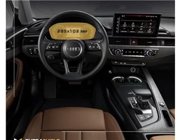 Audi A4 (B9) Facelift 2019 - Present Digital Speedometer Audi Virtual Cockpit 12,3" ExtraShield Screeen Protector - 1 - Interior