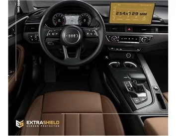 Audi A4 (B9) Facelift 2019 - Present Multimedia MMI 10,1" ExtraShield Screeen Protector - 1 - Interior Dash Trim Kit