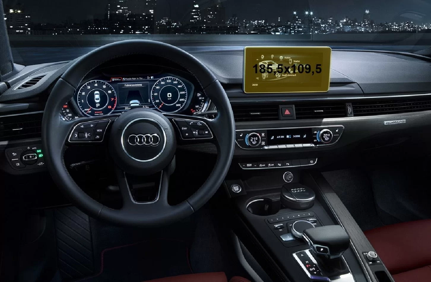 Audi A5 (F5) Pre-facelift 2016 - 2020 Multimedia MMI 7" ExtraShield Screeen Protector - 1 - Interior Dash Trim Kit