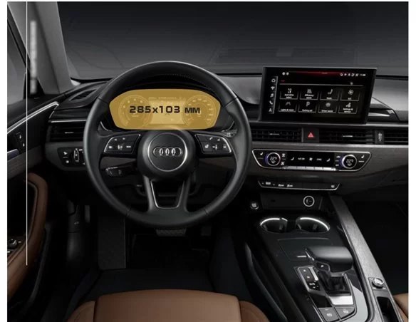 Audi A5 (F5) Facelift 2019 - Present Digital Speedometer Audi Virtual Cockpit 12,3" ExtraShield Screeen Protector - 1 - Interior