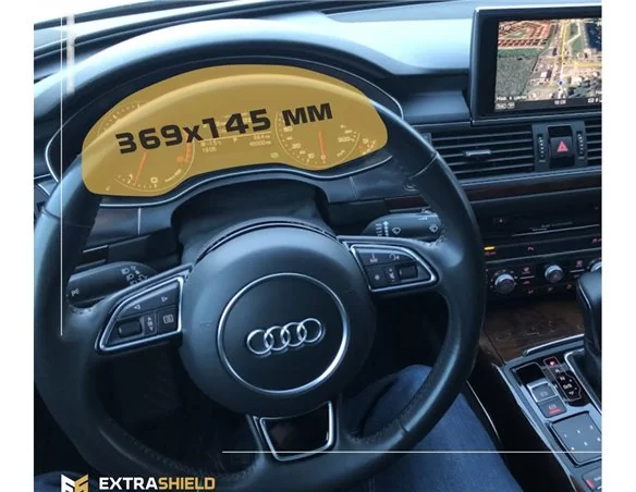 Audi A6 (?8) 2018 - Present Digital Speedometer ExtraShield Screeen Protector - 1 - Interior Dash Trim Kit