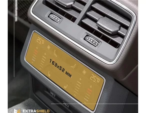 Audi A6 (?8) 2018 - Present Rear climate control ExtraShield Screeen Protector - 1 - Interior Dash Trim Kit