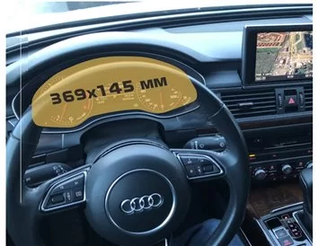 Audi A7 II (4K) 2017 - Present Digital Speedometer ExtraShield Screeen Protector - 1 - Interior Dash Trim Kit