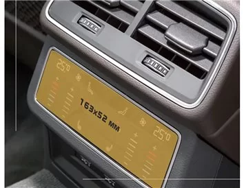 Audi A7 II (4K) 2017 - Present Rear climate control ExtraShield Screeen Protector - 1 - Interior Dash Trim Kit