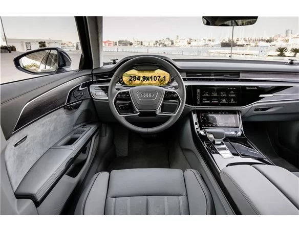 Audi A8 (D5) 2017 - Present Digital Speedometer Audi Virtual Cockpit 12,3" ExtraShield Screeen Protector - 1 - Interior Dash Tri