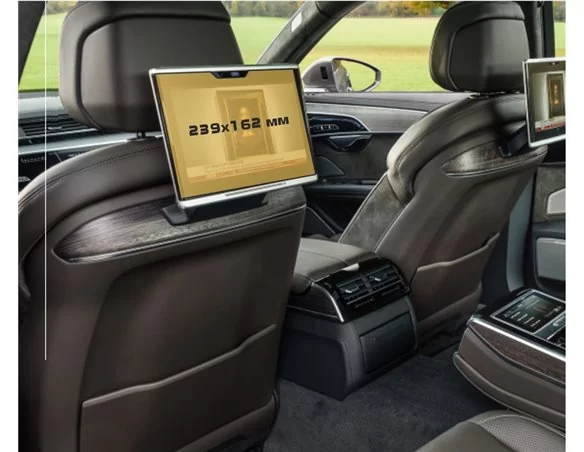 Audi A8 (D5) 2017 - Present Passenger monitors (2pcs,) 12,5" ExtraShield Screeen Protector - 1 - Interior Dash Trim Kit