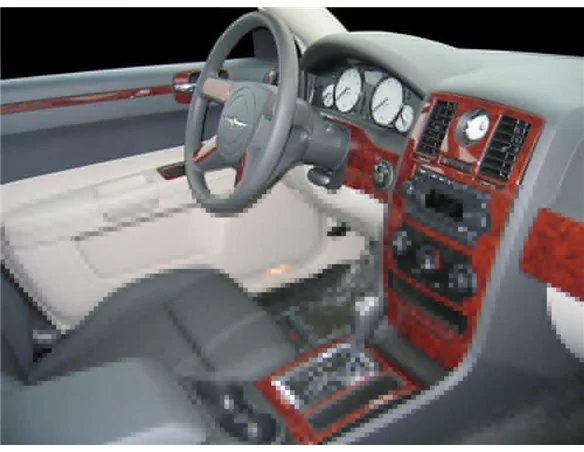 Chrysler 300 2005-2007 Full Set, Without NAVI system Interior BD Dash Trim Kit - 1 - Interior Dash Trim Kit