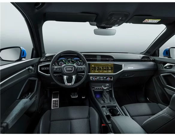 Audi Q3 II (F3) 2018 - Present Multimedia MMI 8,8" ExtraShield Screeen Protector - 1 - Interior Dash Trim Kit