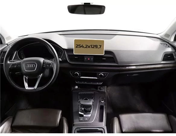 Audi Q5 II (FY) Pre-facelift 2016 - 2019 Multimedia MMI 8,3" ExtraShield Screeen Protector - 1 - Interior Dash Trim Kit