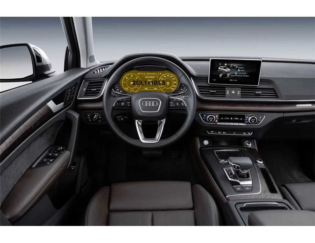 Audi Q5 II (FY) Facelift 2019 - Present Digital Speedometer Audi Virtual Cockpit 12" ExtraShield Screeen Protector - 1 - Interio