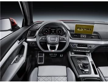 Audi Q5 II (FY) Facelift 2019 - Present Multimedia MMI 8,3" ExtraShield Screeen Protector - 1 - Interior Dash Trim Kit