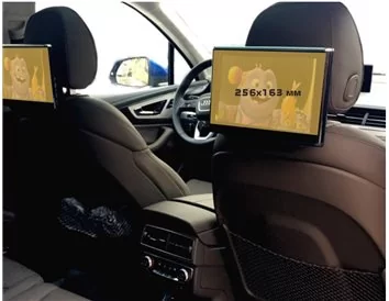 Audi Q7 II (4M) Pre-facelift 2016 - 2019 Passenger monitors (2 pcs.) ExtraShield Screeen Protector - 1 - Interior Dash Trim Kit