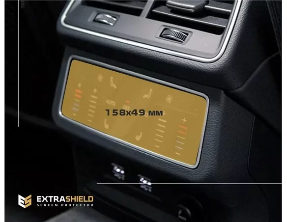 Audi Q8 (4MN) 2018 - Present Rear climate control ExtraShield Screeen Protector - 1 - Interior Dash Trim Kit