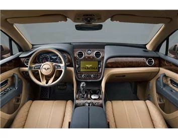 Bentley Bentayga 2016 - 2019 Multimedia 8" ExtraShield Screeen Protector - 1 - Interior Dash Trim Kit