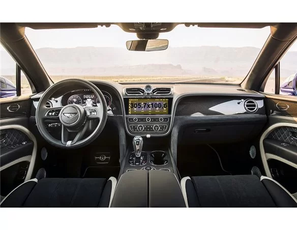 Bentley Bentayga 2020 - Present Multimedia 10,9" ExtraShield Screeen Protector - 1 - Interior Dash Trim Kit