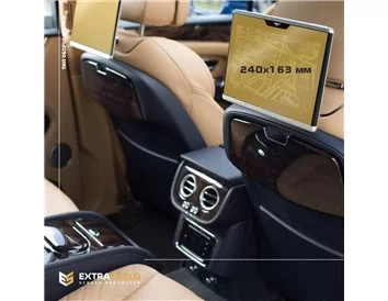 Bentley Flying Spur 2019 - Present Passenger monitors (2pcs,) 12,5" ExtraShield Screeen Protector - 1 - Interior Dash Trim Kit