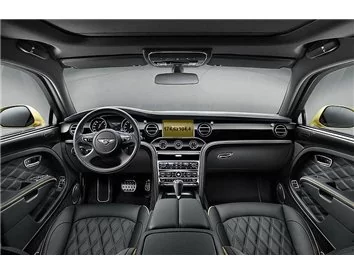 Bentley Mulsanne 2016 - Present Multimedia 8" ExtraShield Screeen Protector - 1 - Interior Dash Trim Kit