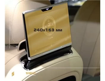 Bentley Mulsanne 2016 - Present Passenger monitors (2pcs,) 12,5" ExtraShield Screeen Protector - 1 - Interior Dash Trim Kit