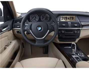 BMW X6 (E71) 2012 - 2014 Multimedia NBT 8,8" ExtraShield Screeen Protector - 1 - Interior Dash Trim Kit