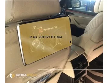 BMW X6 (G06) 2015 - Present Passenger monitors (2pcs,) 10,2" ExtraShield Screeen Protector - 1 - Interior Dash Trim Kit