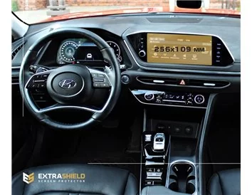Hyundai Sonata 2019 - Present Multimedia 10.25" ExtraShield Screeen Protector - 1 - Interior Dash Trim Kit