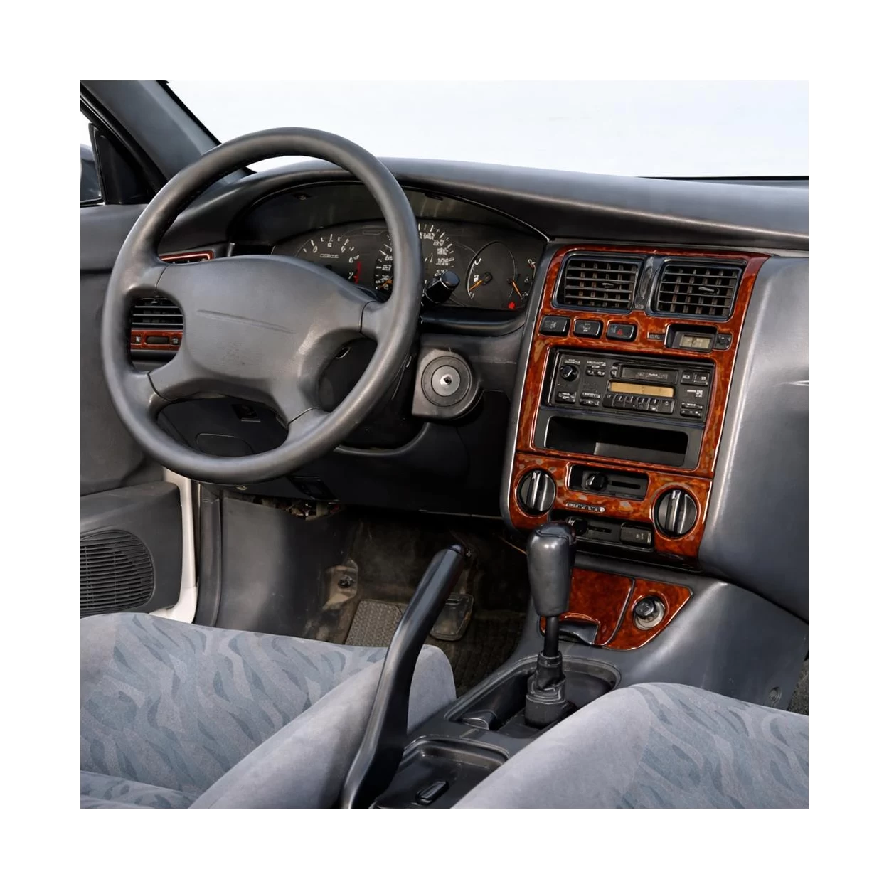 Toyota Carina E 01.95-01.98 3D Interior Dashboard Trim Kit Dash Trim Dekor 14-Parts