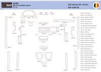 Audi A4 B7 Cabrio 2004–2008 Interior WHZ Dashboard trim kit 32 Parts - 1 - Interior Dash Trim Kit
