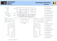 Chevrolet Express 2008-2020 Interior WHZ Dashboard trim kit 24 Parts - 1 - Interior Dash Trim Kit