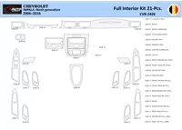 Chevrolet Impala 2006-2015 Interior WHZ Dashboard trim kit 21 Parts - 1 - Interior Dash Trim Kit