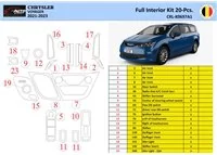 Chrysler Voyager 2021 Interior WHZ Dashboard trim kit 18 Parts - 1 - Interior Dash Trim Kit