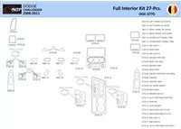 Dodge Challenger 2008-2011 Interior WHZ Dashboard trim kit 27 Parts - 1 - Interior Dash Trim Kit
