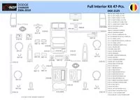 Dodge Charger LX 2006-2010 Interior WHZ Dashboard trim kit 47 Parts - 1 - Interior Dash Trim Kit