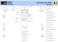 Dodge Journey 2011-2022 Interior WHZ Dashboard trim kit 20 Parts - 1 - Interior Dash Trim Kit