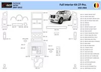 Dodge Nitro 2007-2012 Interior WHZ Dashboard trim kit 37 Parts - 1 - Interior Dash Trim Kit