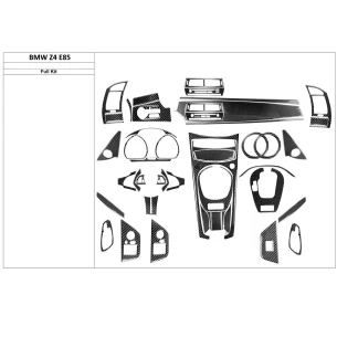 BMW Z4 E85 2003-2008 3D Interior Dashboard Trim Kit Dash Trim Dekor 54-Parts 2
