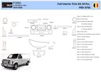 Ford E-Series E-Van 2012-2022 Interior WHZ Dashboard trim kit 19 Parts - 1 - Interior Dash Trim Kit