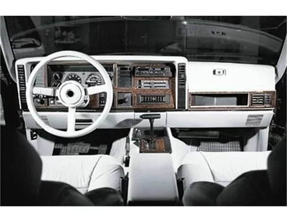 Chrysler Cherokee 03.84-03.97 3D Interior Dashboard Trim Kit Dash Trim Dekor 3-Parts - 1 - Interior Dash Trim Kit